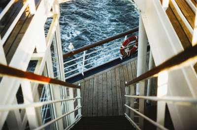 护栏 栏杆 船 巡航 海洋 海 旅行 楼梯 下 垃圾摇滚 水