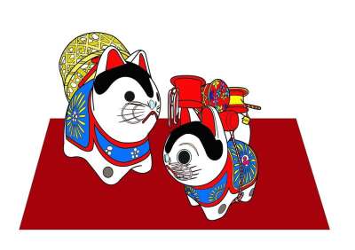 狗 扎鲁狗 幸运物 日本 传统