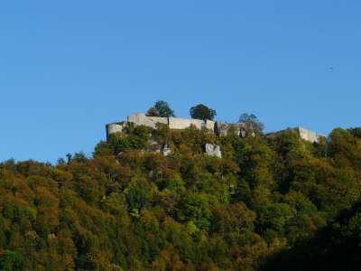 Burg Hohenurach Hohenurach 废墟 城堡废墟 山