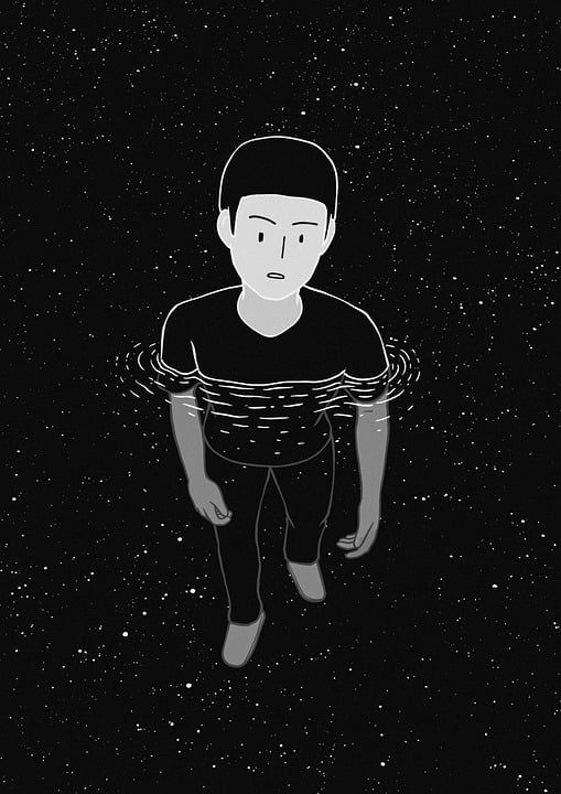 照明 想象力 创造力 画画 绘画 黑和白 童话故事 幻想 男孩