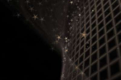 背景 抽象 星星 网格 分形 几何的 几何学 网 黑色的抽象