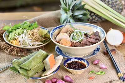 牛肉面 越南食品 美食 可口的 盘子 食物