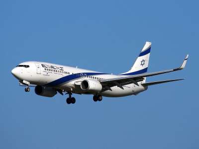 波音 737 以色列航空公司 脱掉 航班 飞机 运输 旅行