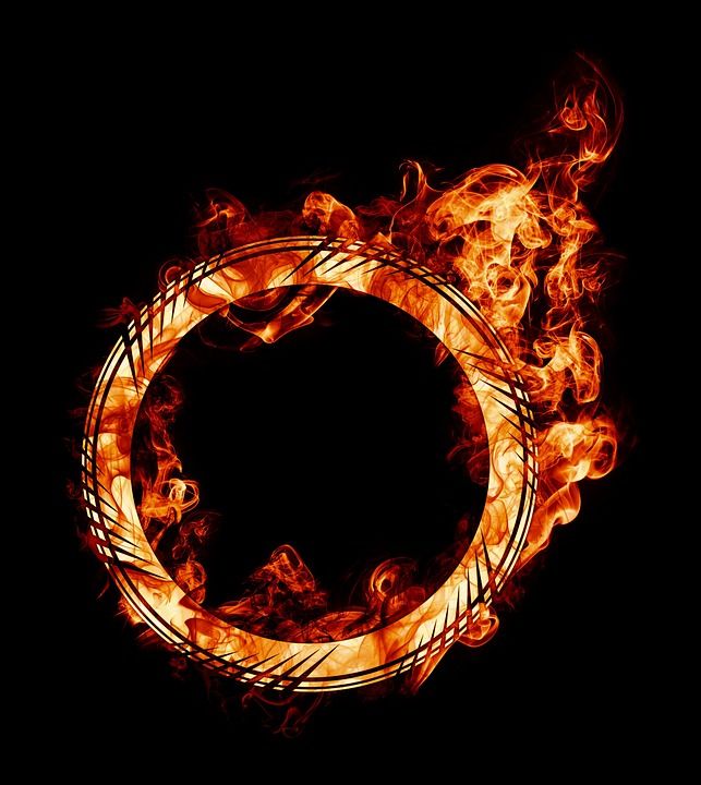 燃烧 火 戒指 Firering 圆圈 圆形的 圆 火焰 热
