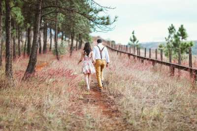 对 Casal 快乐的 婚姻 复古 爱 葡萄酒 新郎 美丽