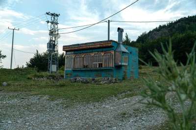 老的 破碎的 建造 衰变 工厂 边境 复古的 气氛 大气 废墟
