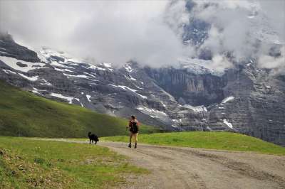 山 线索 的流浪者 阿尔卑斯山 旅游业 徒步旅行 山地之旅