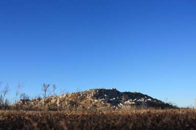 废墟 冢 碎石 建造 户外
