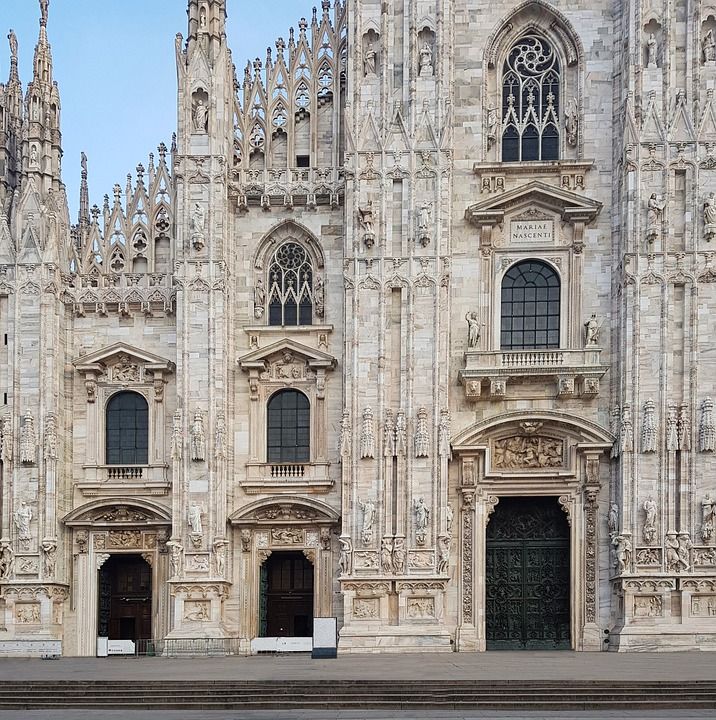 大教堂 旅行 旅游 历史的 旅游景点 米兰大教堂 结构 教会