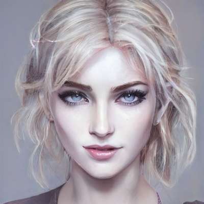美丽 女士 肖像 脸 化妆品 模型 女孩 女性 吸引人的 画画