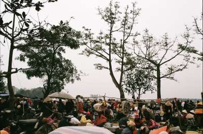 越南 Ha Noi 家乡 市场 假期 春节放假 老的 Tết
