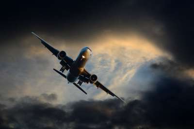 运输 飞机 夜晚 旅行 飞行 天空 飞行员 航空 自由 空气