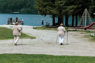养老金领取者 年长者 退休 夏天 高级 Seniorin 老人