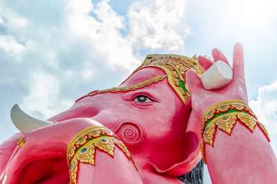 窟Samanrat Tanaram 泰国 象头神 神社 寺庙 文化