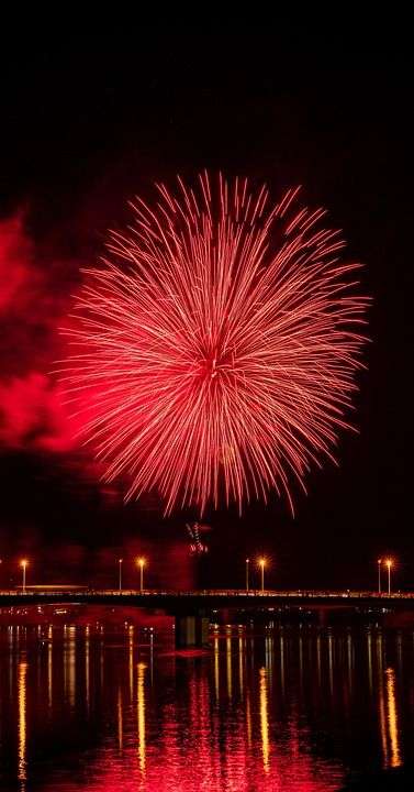 烟花 花火 夏日祭 节 夏季 庆典 节日 凉爽的