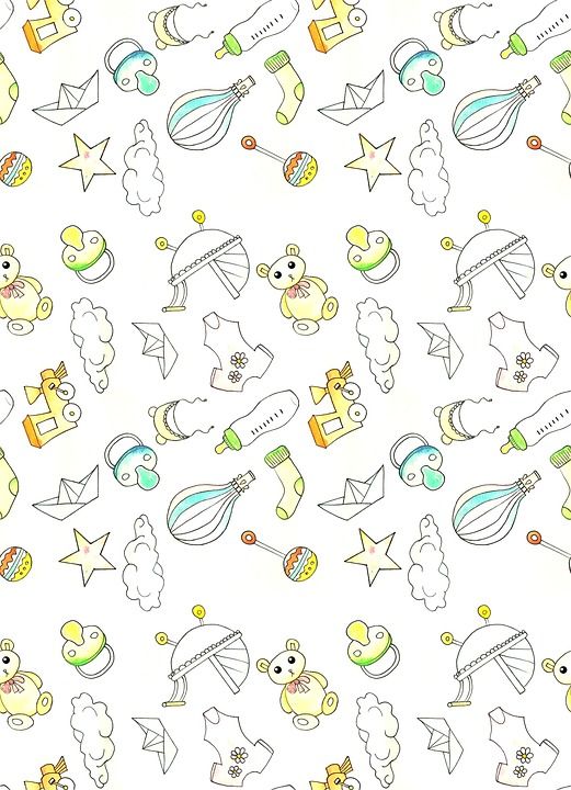 手机壁纸 艺术 样本 设计 婴儿 孩子们 水彩 画画 草图