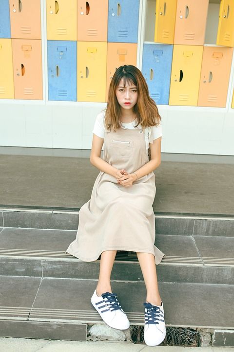 女孩 美丽的 时尚 年轻 女士 女性 时尚女孩 模型 肖像