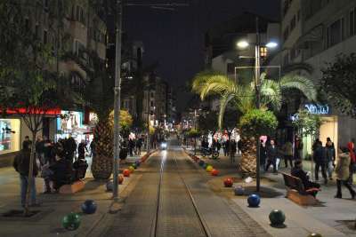 伊斯坦堡 火鸡 夜晚 城市 夜灯 夜生活 市中心
