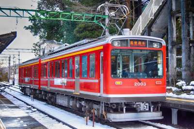日本 火车 地铁 冬天 雪 冰 运输 旅行 轨道交通