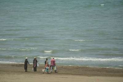 伊朗北部 海滩 旅游景点 海 景观 马赞德兰省 海洋 伊朗