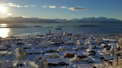冬季 冬天风景 风景摄影 斯堪的纳维亚 北欧 挪威 寒冷的 雪