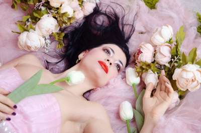 女性 脸 模型 肖像 时尚 化妆品 眼睛 性感的 人 化妆