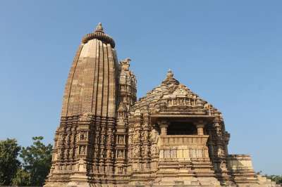 结构 宗教 旅行 古老的 寺庙 Khajuraaho 印度 印度人