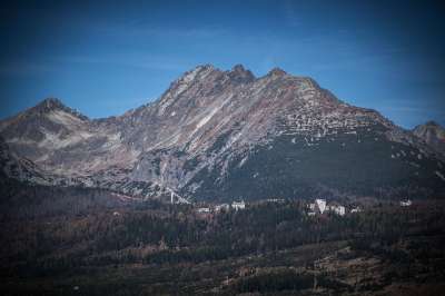 山 岩石 国家 风景秀丽的 看法 斯洛伐克 塔特里 滑雪 桥