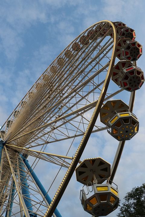 公平的 炒作 民间节日 骑 展馆 摩天轮 可能 安娜Kirmes