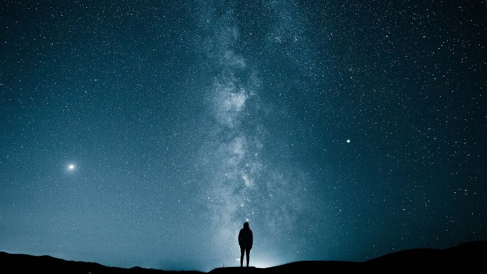 抽象, 乳白色, 星系, 创建, 宇宙, 星星, 天文学, 空间, 无穷, 木星