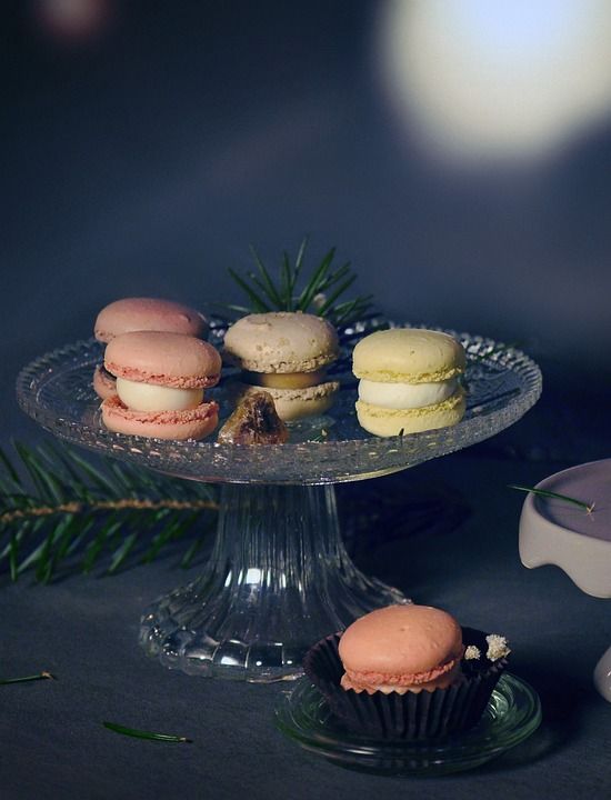 Maccaron 糖果 Macaron 点心 食物 美味的 蛋糕
