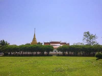 南 城市 泰国 文化 佛教 旅游景点 天空 院子草 美丽的