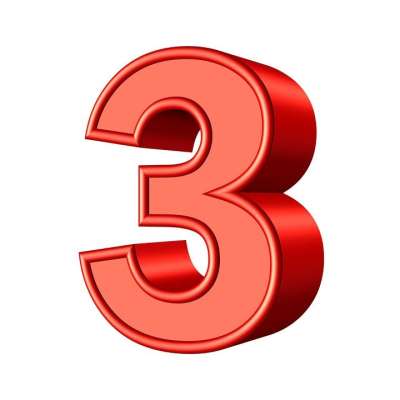 三 数字 设计 收藏 现代的 符号 象征 网络 按钮 干净的