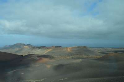 蒂曼法亚国家公园 兰萨罗特 蒂曼法亚 火山 火山的景观 景点 月景