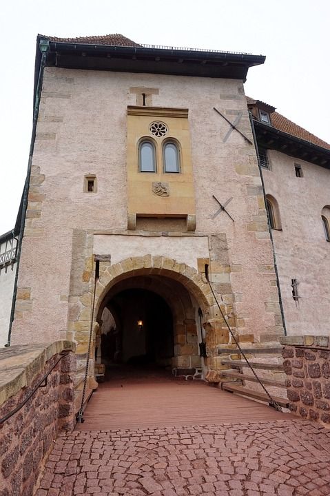 德国 爱森纳赫 堡垒 城市 旅游 景点 体系结构 塔 城堡