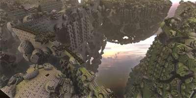 城市 空间 使成为 户外 建造 户外的 天际线 3D 天空