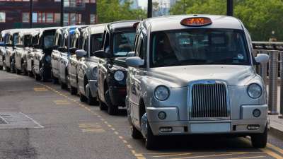英国 出租车 车 城市 经典的 团体 图标 伦敦 街道 传统的