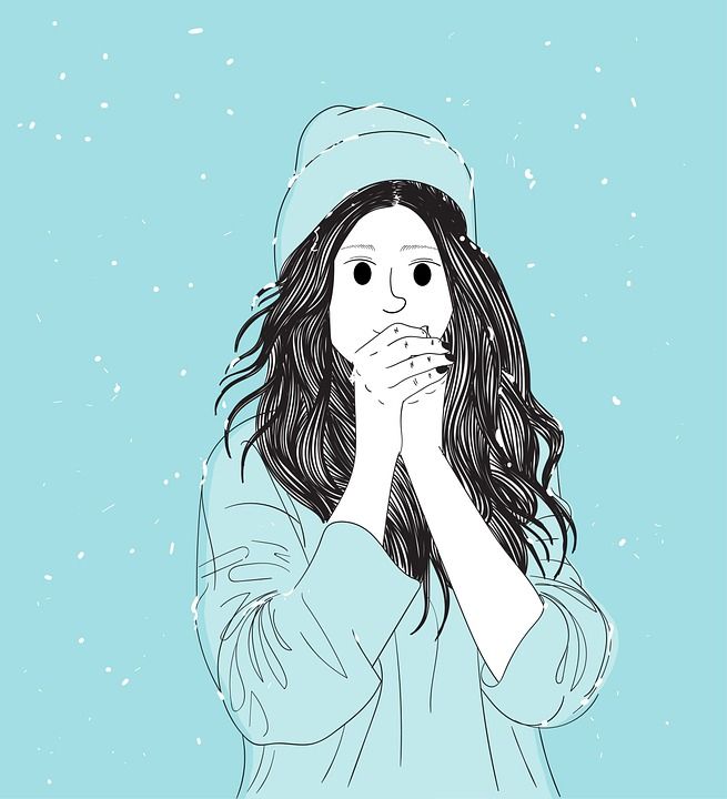 女士 时尚 冬天 雪 女孩 女性 美丽 美丽的 风格 时髦的