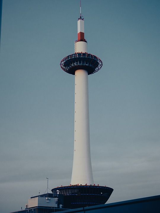 京都塔 建造 结构体 塔 观测塔 结构 地标 旅游景点