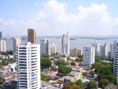 卡塔赫纳 哥伦比亚 加勒比 结构 天际线 城市 城市景观 塔