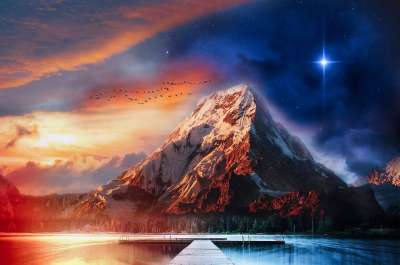 幻想 环境 山 自然 景观 加拿大 森林 地球 有天赋的人