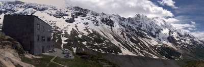 瑞士 山区美食 Anenhütte 全景 瓦莱州 高山 景观 山