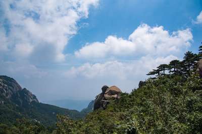 大自然壁纸 自然壁纸 高清壁纸 山 天柱山 云 天 风景 景点