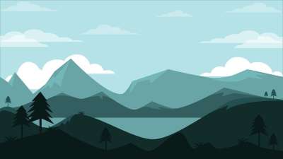 山 全景 景观 自然 旅行