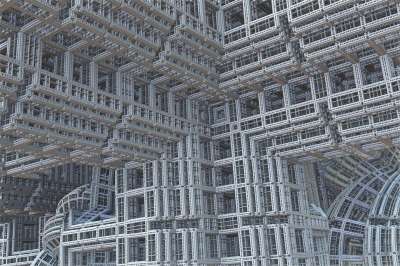 背景 建造 结构 使成为 3D 呈现 建筑师 结构体 工业的