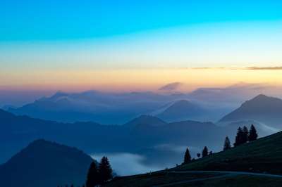 德国 巴伐利亚 阿尔卑斯山 德国南部 自然 山 远景 风景 攀岩