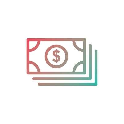钱 图标 金融 银行 符号 商业 象征 现金 美元 放 货币