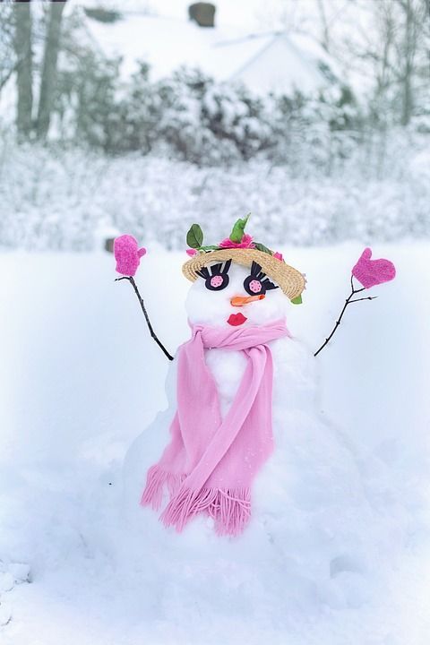 雪女人 雪人 雪 冬天 寒冷的 乐趣 女士 户外 季节 快乐的