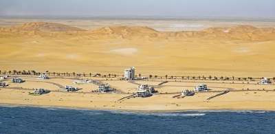 海洋 沙 海岸 沙漠 鸟瞰图 温得和克 纳米比亚 非洲 景观