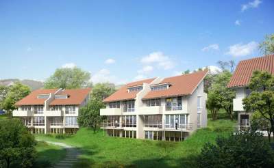 双工 别墅 渲染 可视化 建筑学 可视化 3D 建筑可视化 景观